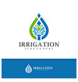 irrigation logo design creative logo vector image