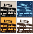 motel vector image vector image