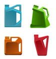 engine oil bottle of different vector image