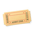 blank for ticket vector image vector image
