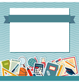 school background with place for text vector image