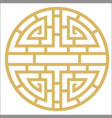 circle ornament vector image