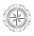 icon with compass rose vector image vector image