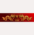 happy chinese new year 2024 year of the dragon vector image