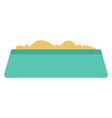 pet bowl full of food animal feeding icon vector image vector image
