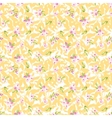 seamless pattern with little pink flowers vector image