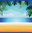 Beautiful island cartoon Royalty Free Vector Image