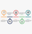 business infographic template vector image