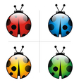 ladybug animal logo design vector image