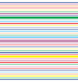 striped horizontal seamless pattern vector image vector image