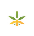 bird cannabis logo icon vector image
