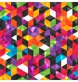 colorful abstract pattern with geometric shapes vector image vector image