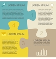 puzzle template vector image