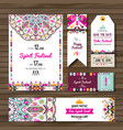 collection banners flyers or invitations vector image