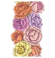 vintage floral seamless pattern vector image vector image