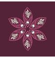 cute ornamental flower vector image vector image