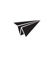 paper plane icon graphic design template isolated vector image