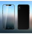 realistic modern new smartphone design concept vector image vector image