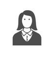 business person or manager glyph icon vector image