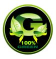 natural and bio symbol tag vector image