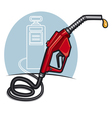 fuel dispenser vector image