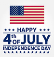 happy independence day background template vector image