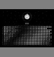 moon calendar 2021 southern hemisphere black vector image vector image
