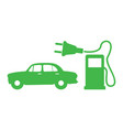 electrical vehicle concept vector image vector image