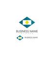 square business logo vector image
