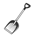 snow shovel icon vector image
