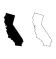 california map vector image vector image