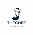 letter j chef logo initial restaurant cook vector image vector image