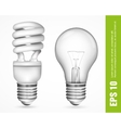 energy saving light bulbs vector image