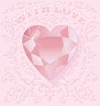 valentine jewel vector image vector image