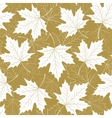 fall leaf seamless pattern autumn foliage vector image vector image