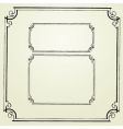swirl frames vector image vector image