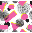 abstract seamless pattern with blots and dots vector image
