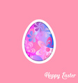easter greeting card vector image vector image