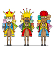 letter to the three kings vector image