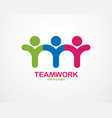 teamwork and friendship concept created vector image