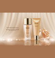 colorstay make-up in elegant packaging vector image
