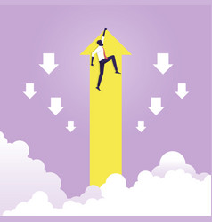 Way to success - business concept Royalty Free Vector Image