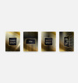 luxury gold pattern background geometric golden vector image