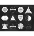 set of hipster modern labels icons vector image vector image