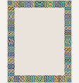 colorful moorish seamless mosaic ornament vector image