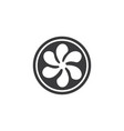 fan icon template vector image
