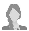 person gray photo placeholder woman vector image