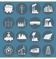 Fuel and energy industry infographic set elements Vector Image