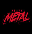 Heavy metal lettering Royalty Free Vector Image