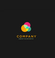 abstract logo design elementglitch style graphic vector image